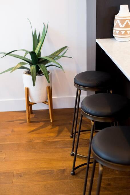 Sleek Condo In The Heart Of Little Italy By Den Stays Montreal Ngoại thất bức ảnh